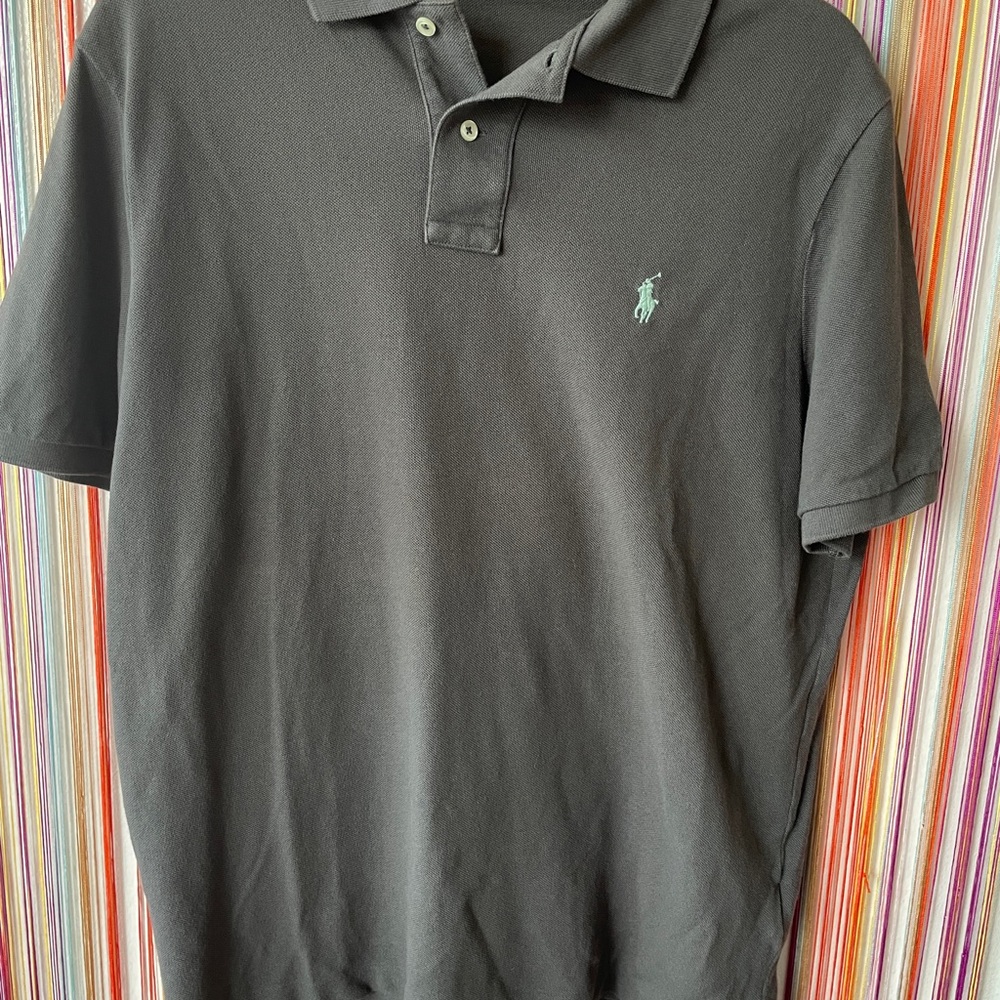Ralph Lauren Men's Dark Gray Polo Shirt